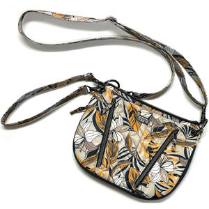 Lug Swivel Convertible Crossbody Bag Lily Grey RFID Protected